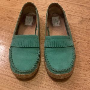 UGG- Marrah Fringe Moccasin Espadrille Loafers Shoes